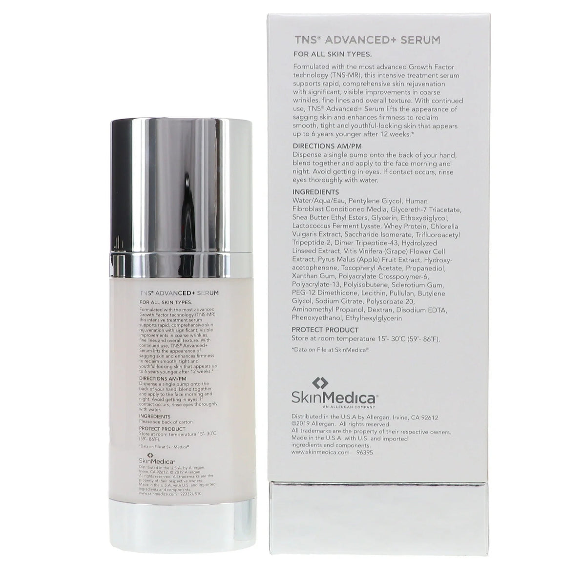 SkinMedica TNS Advanced+ Serum 1 oz – Anti-Aging Skin Rejuvenation Treatment (Sealed)